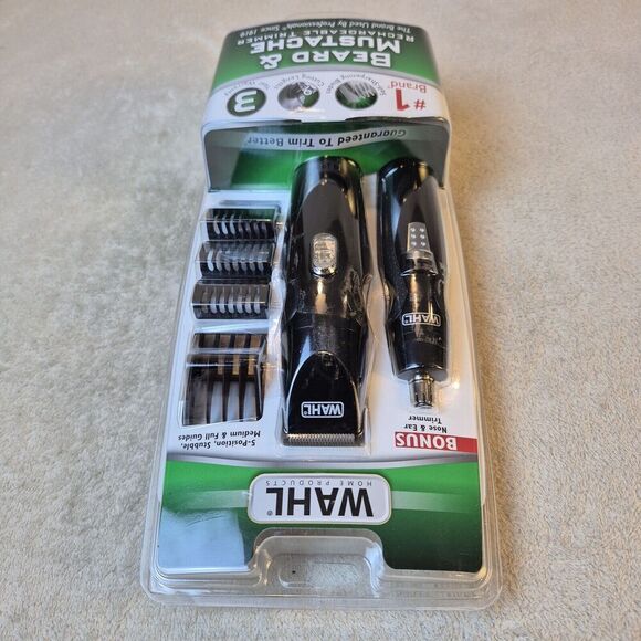 Wahl Nose Ear Sideburns Beard Mustache Hair Precision Rechargeable Trimmer 5707 - Picture 1 of 7